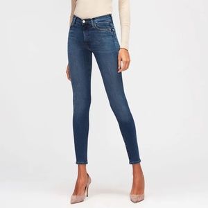 7 For All Mankind - HIGH WAIST SKINNY SLIM ILLUSION LUXE LOVESTORY JEANS DENIM